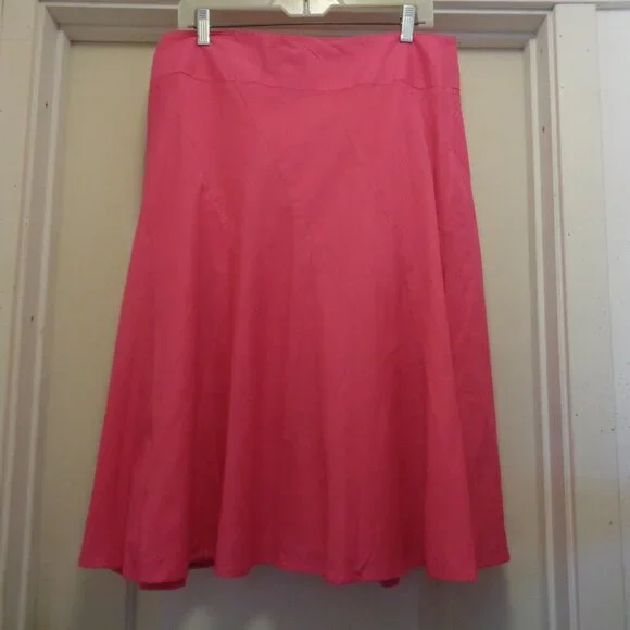HOT BARBIECORE GIRL In A Retro BIAS SKIRT By Liz Claiborne 14 - Picture 2 of 5